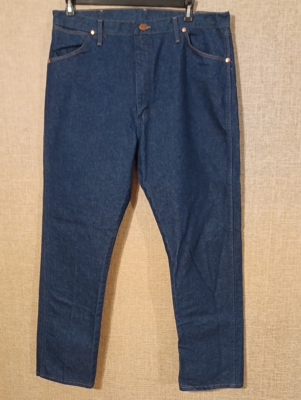 Wrangler Men's Slim Straight Dark Blue Denim Jeans
